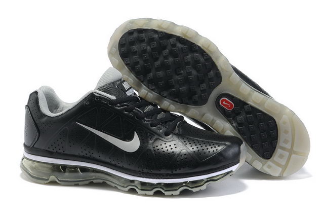 Mens Nike Air Max 2011 Mesh Black Silver - Click Image to Close